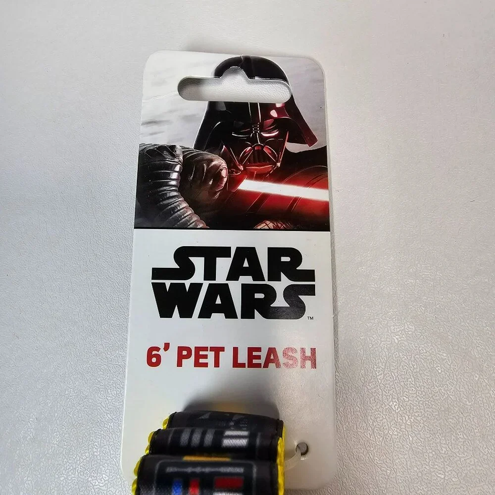 Star Wars Darth Vader 6' Pet Leash NEW Disney Dog Walking